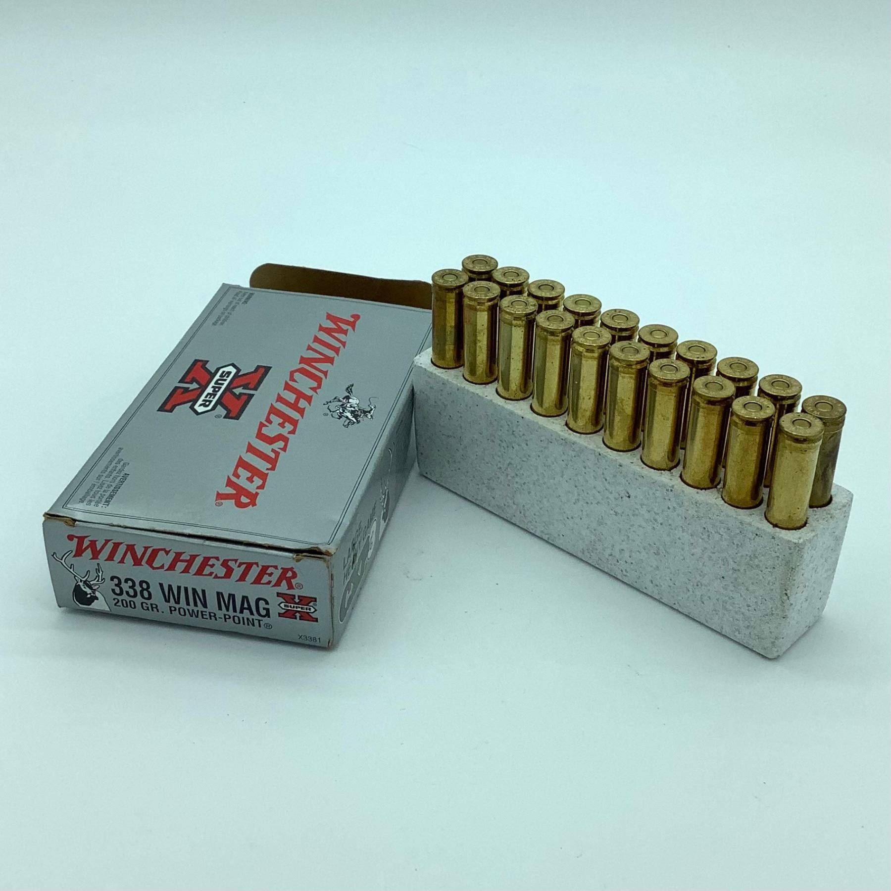 Winchester Ammunition 338 WIN Mag. 200gr powerpoint, 20rnds