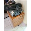 Image 1 : Rolling file Cabinet and electronics B