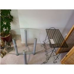 End table and magazine rack B