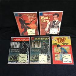 VINTAGE ZANE GREY'S/ WYATT EARP COMIC BOOK LOT