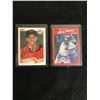 Image 1 : AUTOGRAPHED BASEBALL CARD LOT (B. McDONALD, A. DAVIS)