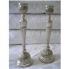 Image 1 : PAIR OF BRAZILIAN STERLING SILVER CANDLESTICKS #1417353