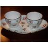 Image 1 : 18th c Old Paris porcelain double jam pot's #1417391