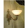 Image 1 : A pair of alabaster and bronze sconces #1426360