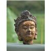 Image 1 : Ancient Gold Gilt Bust of Kwan Yin #1439454