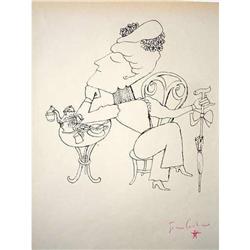 JEAN COCTEAU ORIGINAL HELIO LITHOGRAPH 1924 #1439473