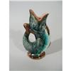Image 1 : Majolica Fish Figural Pitcher, c. 1890's #1439818