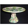 Image 1 : American Majolica Footed Cake Stand #1440407