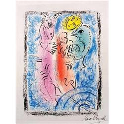 MARC CHAGALL ORIGINAL SIGNED HELIO LITHOGRAPH #1458941