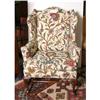Image 1 : Mahogany Wing Chair, Chippendale Style #1459024
