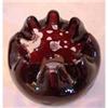 Image 1 : Ruby Bohemian  Cut To Clear Bowl #1459571