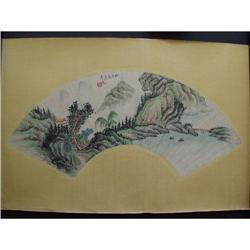 fine Chinese Fan Painting #1459597