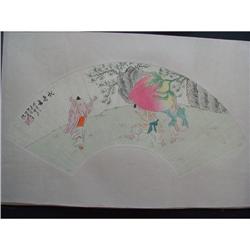 fine Chinese Fan Painting #1459600