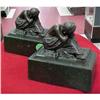 Image 1 : Attractive Art Deco Female Bookends #1459832