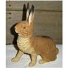 Image 1 : PAPER MACHE RABBIT CANDY CONTAINER #1476116