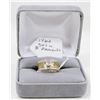 Image 1 : 10 KT GOLD RING WITH DIAMOND