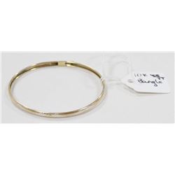 10 KT TWO TONE GOLD BANGLE BRACELET