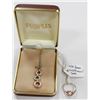 Image 1 : 10 KT GOLD TWO TONE RING SIZE 6.5 AND NECKLACE 18"
