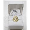 Image 1 : TRI TONE ORNATE GOLD MOTHER MARY RING