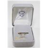 Image 1 : 10 KT GOLD RING WITH CUBIC ZIRCONIA