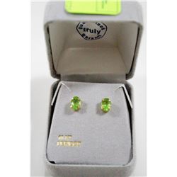 10 KT GOLD EARRINGS WITH PERIDOTS