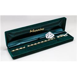 10 KT GOLD LINK BRACELET 7.5"