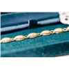 Image 2 : 10 KT GOLD LINK BRACELET 7.5"