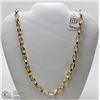 Image 1 : 24" GOLD LINK CHAIN 16 GRAMS