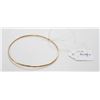 Image 1 : 10 KT YELLOW GOLD BANGLE BRACELET