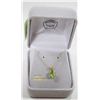 Image 1 : 10 KT GOLD NECKLACE WITH PERIDOT STONE 18"