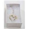 Image 1 : 14 KT GOLD HEART PENDANT WITH CHAIN