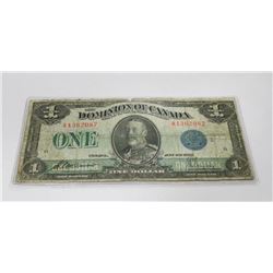DOMINION OF CANADA 1923 ONE DOLLAR BILL