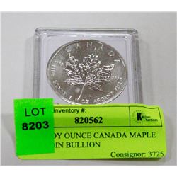 ONE TROY OUNCE CANADA MAPLE LEAF COIN BULLION