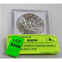 ONE TROY OUNCE CANADA MAPLE LEAF COIN BULLION