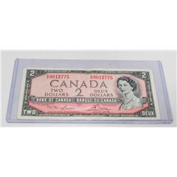 1954 CANADA TWO DOLLAR BILL