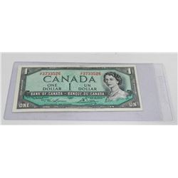 1954 CANADIAN $1.00 BILL
