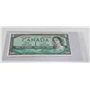Image 1 : 1954 CANADIAN $1.00 BILL