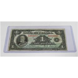 1935 CANADIAN $1.00 BILL