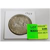 Image 1 : 1959 CANADA SILVER DOLLAR COIN
