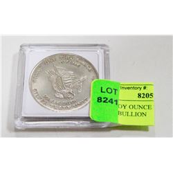 ONE TROY OUNCE US EAGLE SILVER TRADE BULLION