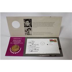 1971 BC CENTENNIAL MEDAL AND FIRST DAY STAMP
