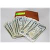 Image 1 : WALLET FULL OF 47 VINTAGE CANADIAN ONE DOLLAR