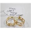Image 1 : 14 KT GOLD HOOP EARRINGS