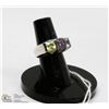 Image 1 : STERLING SILVER RING WITH SEMI PRECIOUS GEMS