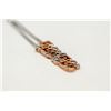 Image 2 : 10 KT ROSE GOLD AND DIAMOND PENDANT WITH NECKLACE