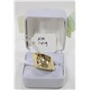 Image 1 : 10 KT GOLD RING SIZE 7.25
