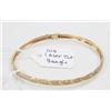 Image 1 : 10KT LASER CUT GOLD BANGLE