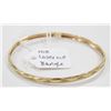Image 1 : 10 KT YELLOW GOLD BANGLE BRACELET