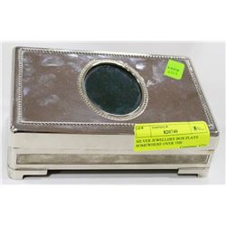 SILVER JEWELRY BOX PLAYS SOMEWHERE OVER THE