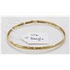 Image 1 : 10 KT YELLOW GOLD BANGLE BRACELET